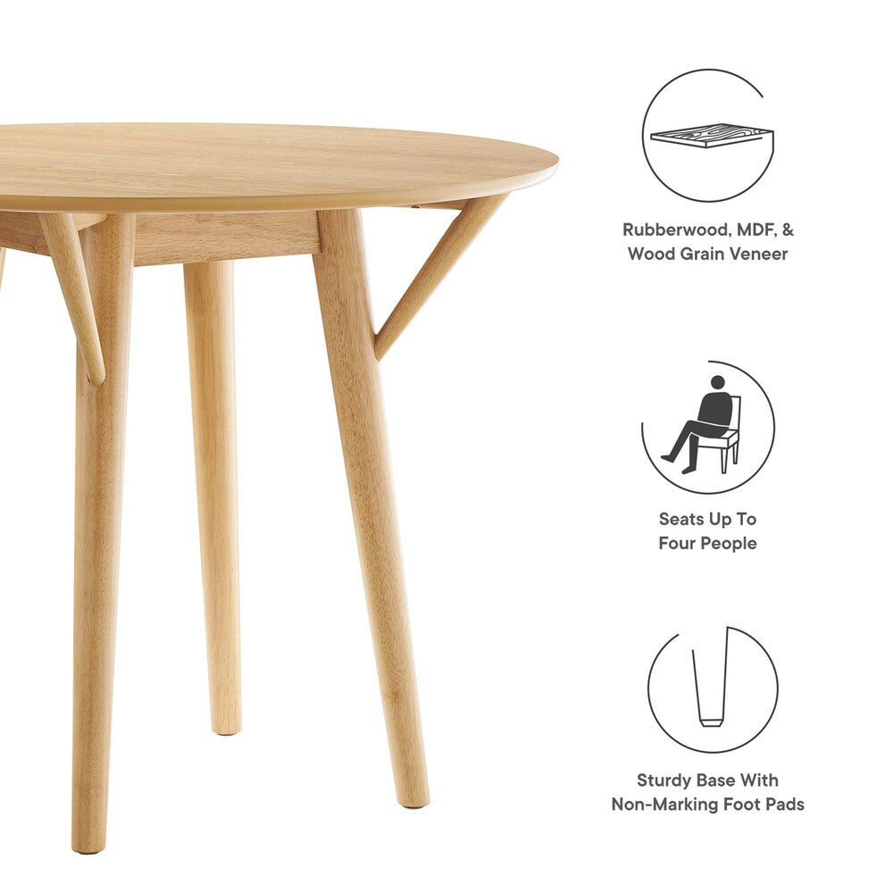 EEI-5515-OAK-OAK Gallant 36" Dining Table by Modway