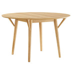 Modway EEI-5511-OAK-OAK Gallant 47" Round Dining Table Oak Oak