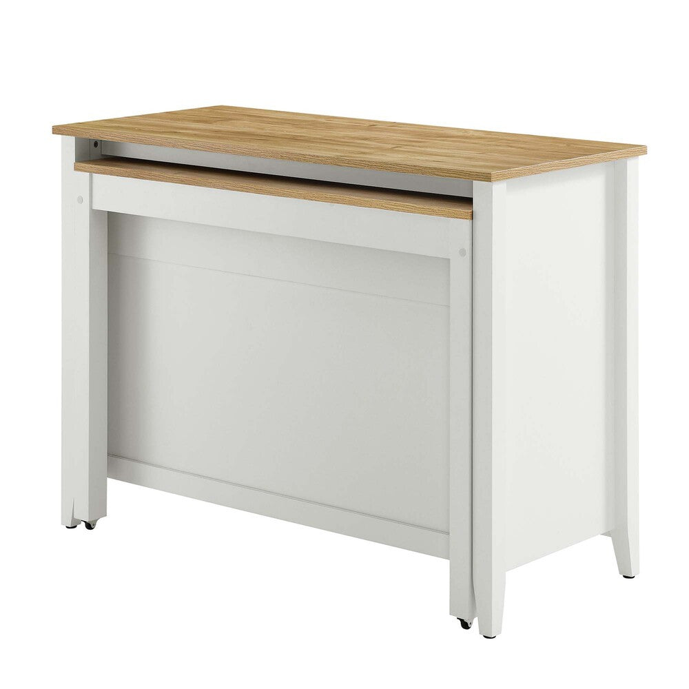 EEI-6727-OAK-WHI Garland Kitchen Island by Modway