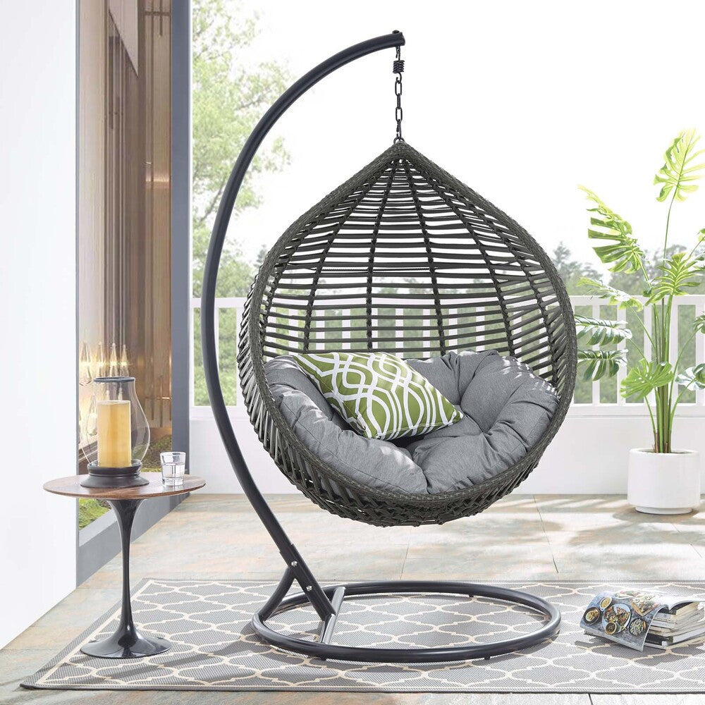 EEI-3614 Garner Teardrop Outdoor Patio Swing Chair by Modway