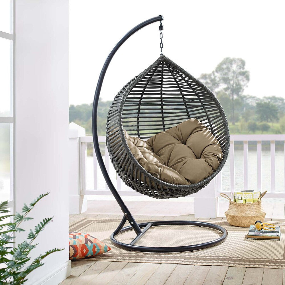 EEI-3614 Garner Teardrop Outdoor Patio Swing Chair by Modway