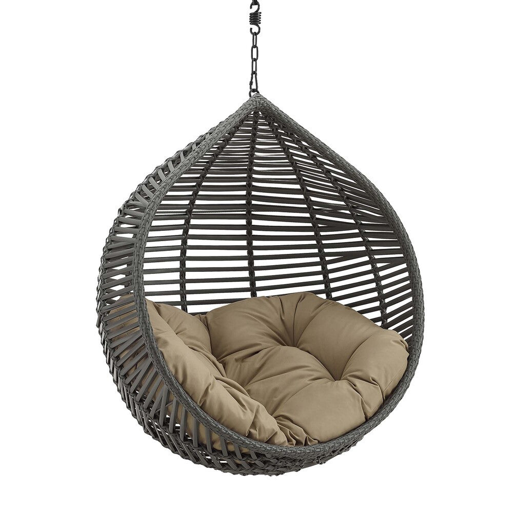 EEI-3637 Garner Teardrop Outdoor Patio Swing Chair Without Stand by Modway