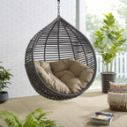 EEI-3637 Garner Teardrop Outdoor Patio Swing Chair Without Stand by Modway