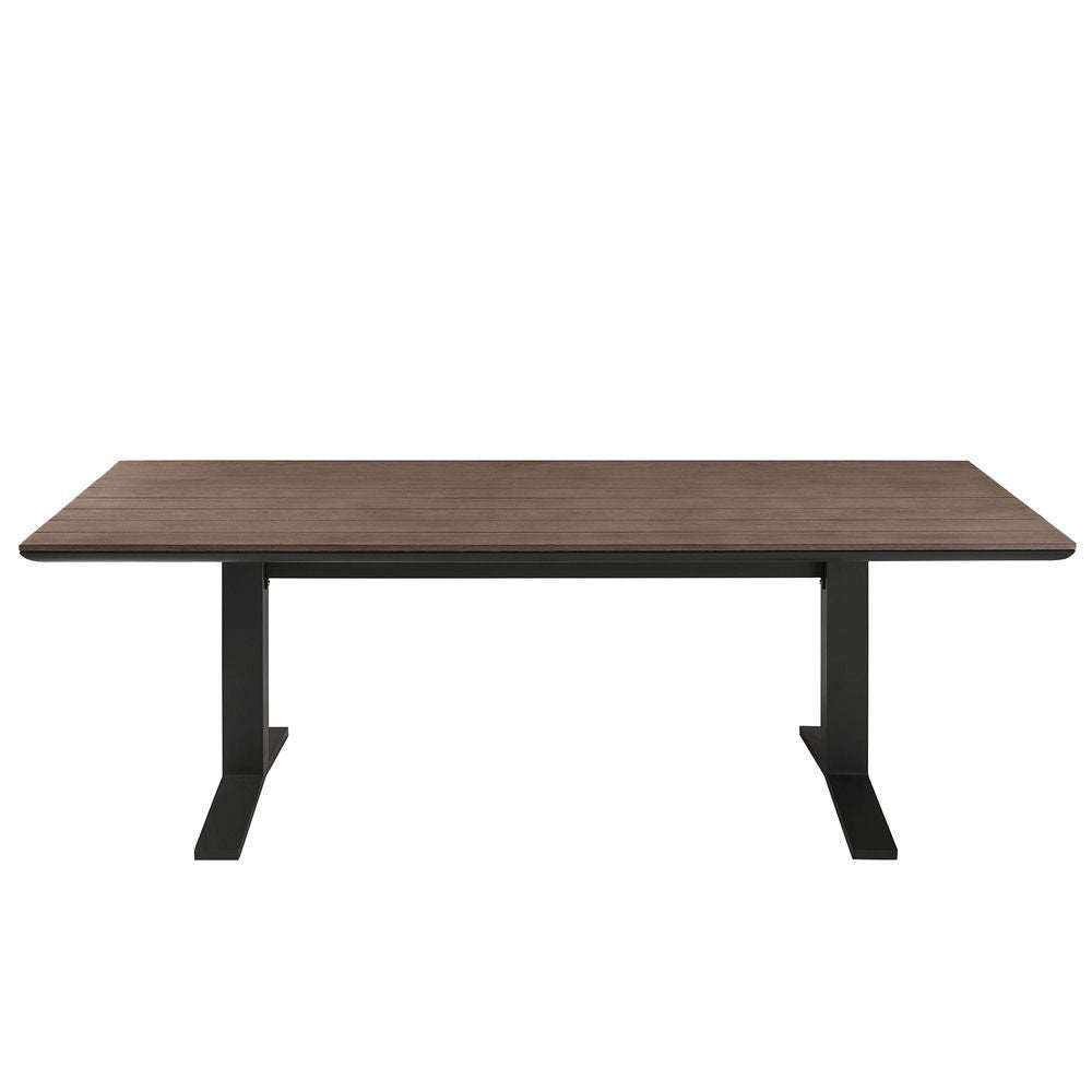 EEI-6948 Gavelston 91" Outdoor Patio Aluminum Dining Table by Modway