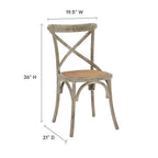 EEI-3481 Gear Dining Side Chair Set of 2 by Modway