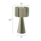 Modway Gia Handwoven Cotton Thread Striped or Plain Table Lamp by Modway-EEI-7262
