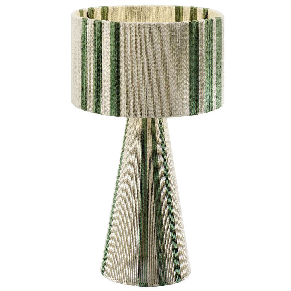 Modway Gia Handwoven Cotton Thread Striped or Plain Table Lamp by Modway-EEI-7262