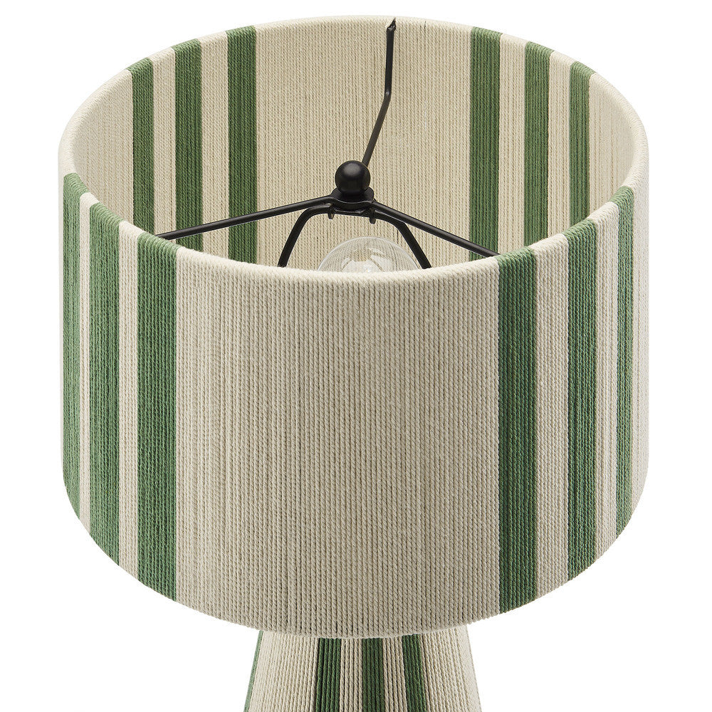 Modway Gia Handwoven Cotton Thread Striped or Plain Table Lamp by Modway-EEI-7262