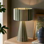 Modway Gia Handwoven Cotton Thread Striped or Plain Table Lamp by Modway-EEI-7262