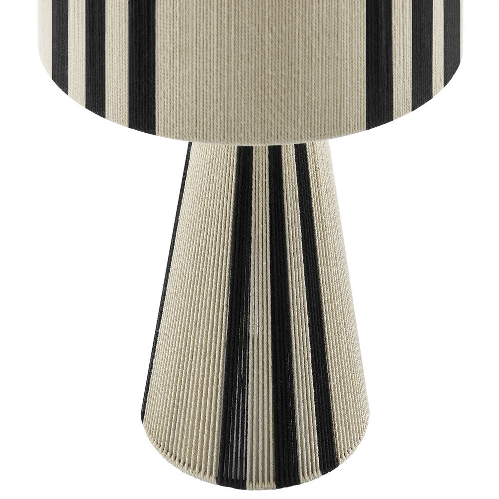 Modway Gia Handwoven Cotton Thread Striped or Plain Table Lamp by Modway-EEI-7262