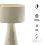 Modway Gia Handwoven Cotton Thread Striped or Plain Table Lamp by Modway-EEI-7262