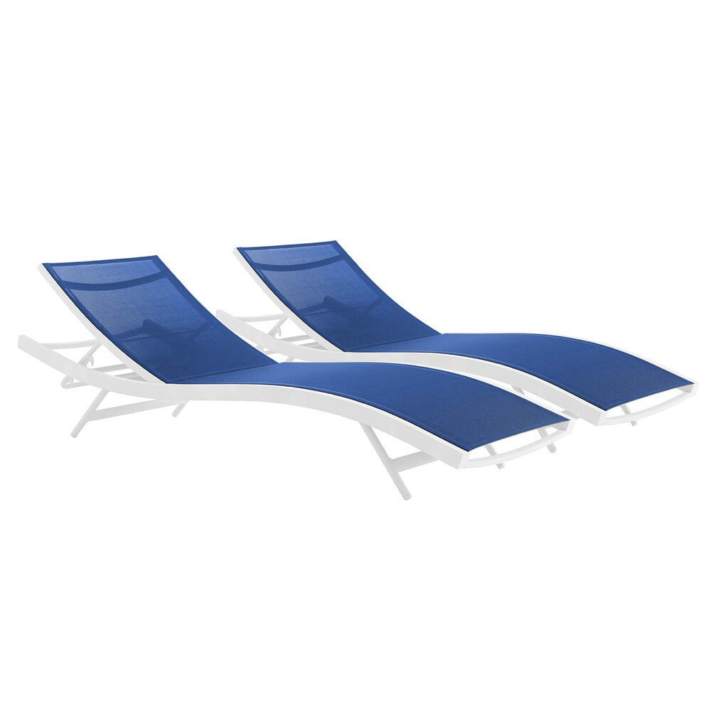 EEI-4038 Glimpse Outdoor Patio Mesh Chaise Lounge Set of 2 by Modway