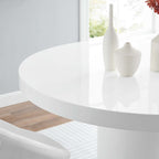 EEI-4910-WHI Gratify 60" Round Dining Table by Modway