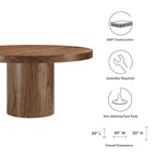 EEI-4911 Gratify 60" Round Dining Table by Modway