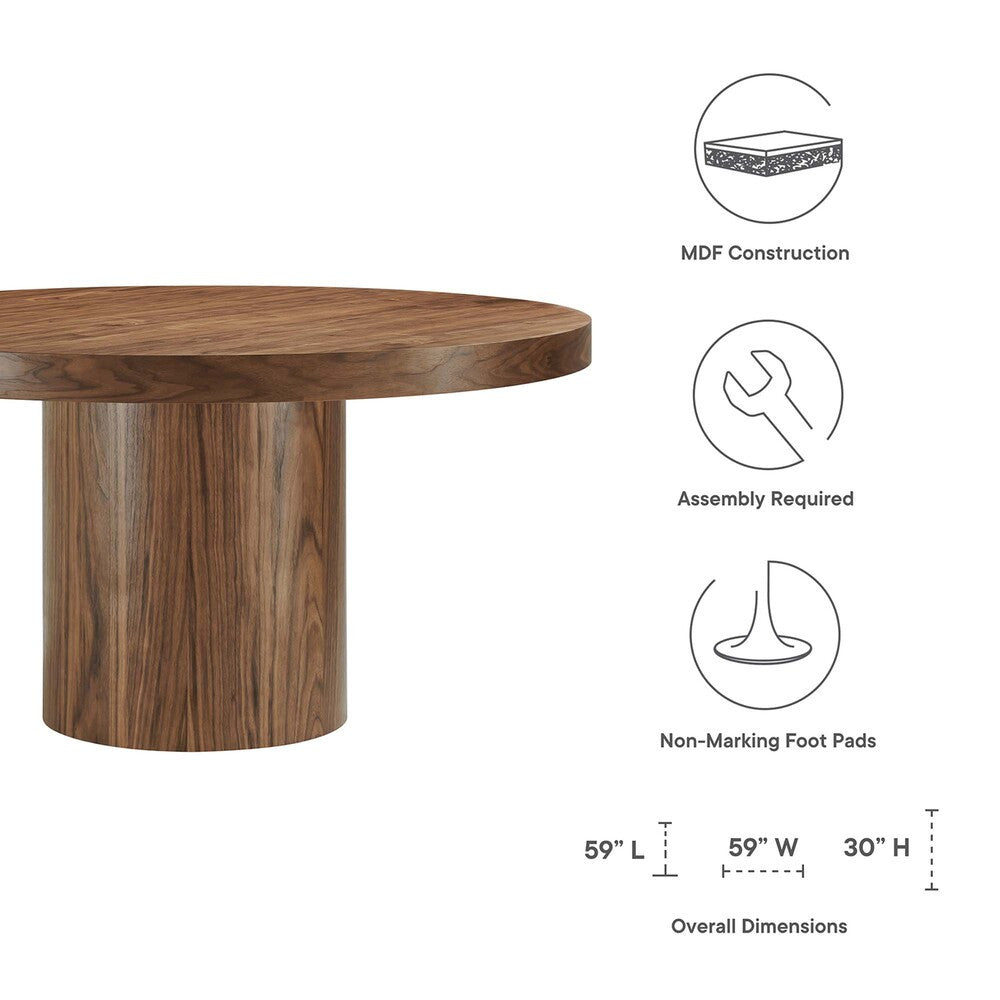 EEI-4911 Gratify 60" Round Dining Table by Modway