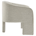 Modway Greer Boucle Fabric Upholstered Accent Armchair by Modway-EEI-7101