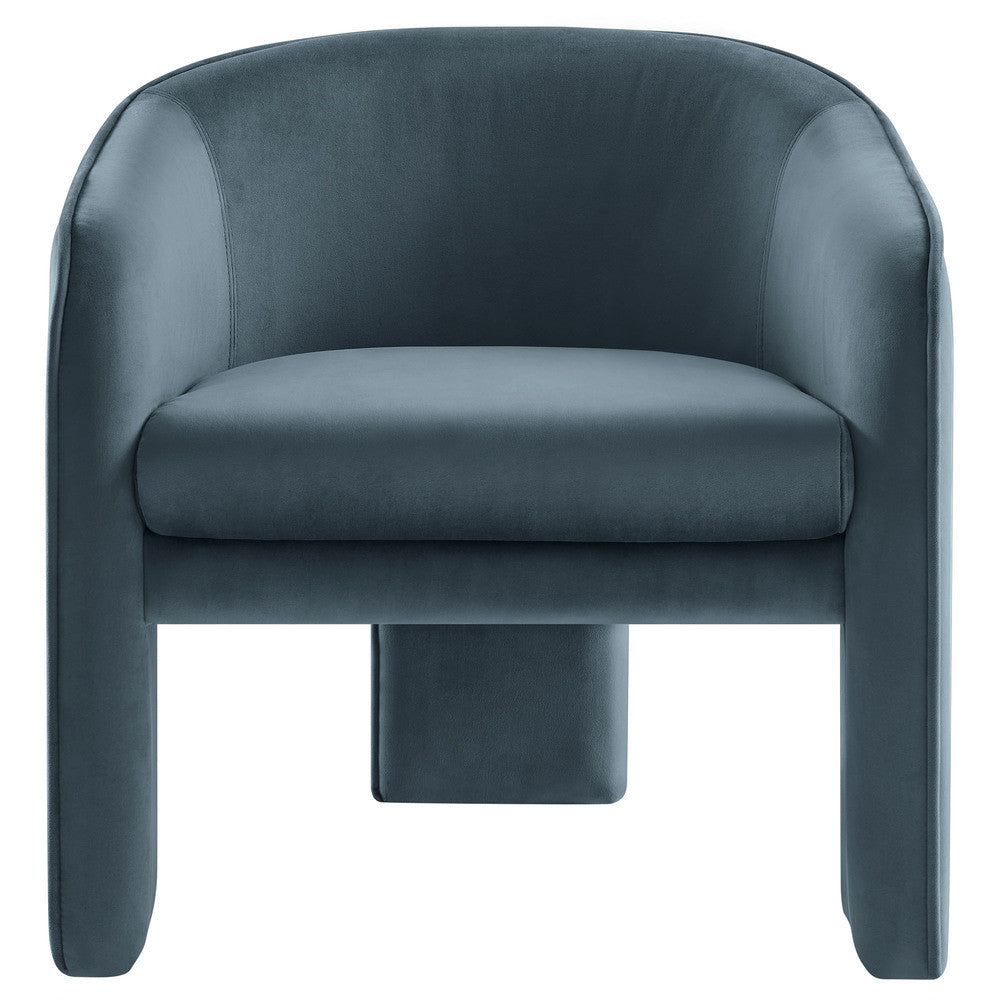 Modway Greer Performance Velvet Upholstered Accent Armchair by Modway-EEI-7102