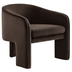 Modway Greer Performance Velvet Upholstered Accent Armchair by Modway-EEI-7102