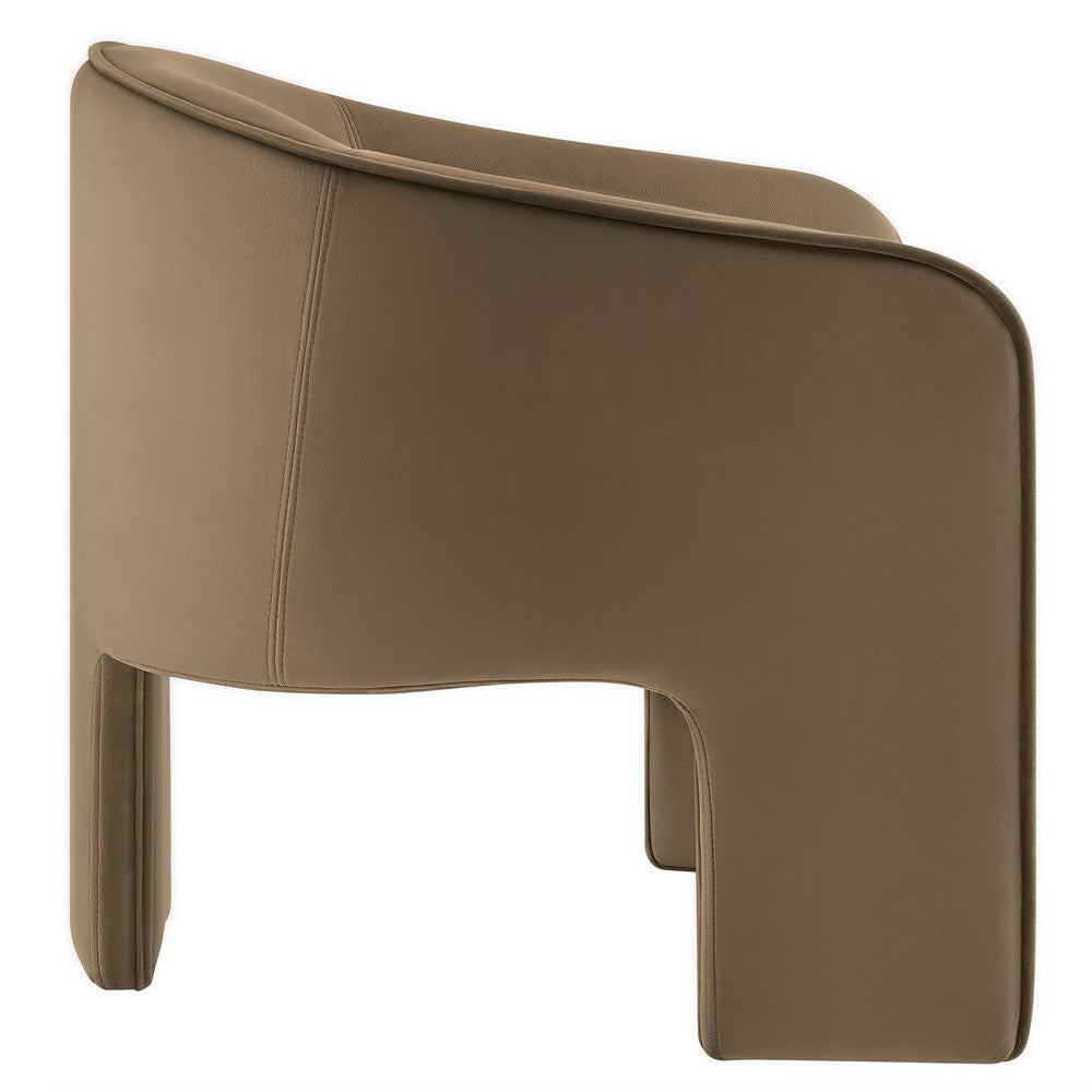 Modway Greer Performance Velvet Upholstered Accent Armchair by Modway-EEI-7102