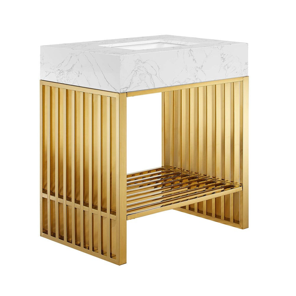 EEI-6105 Gridiron 30" Bathroom Vanity by Modway