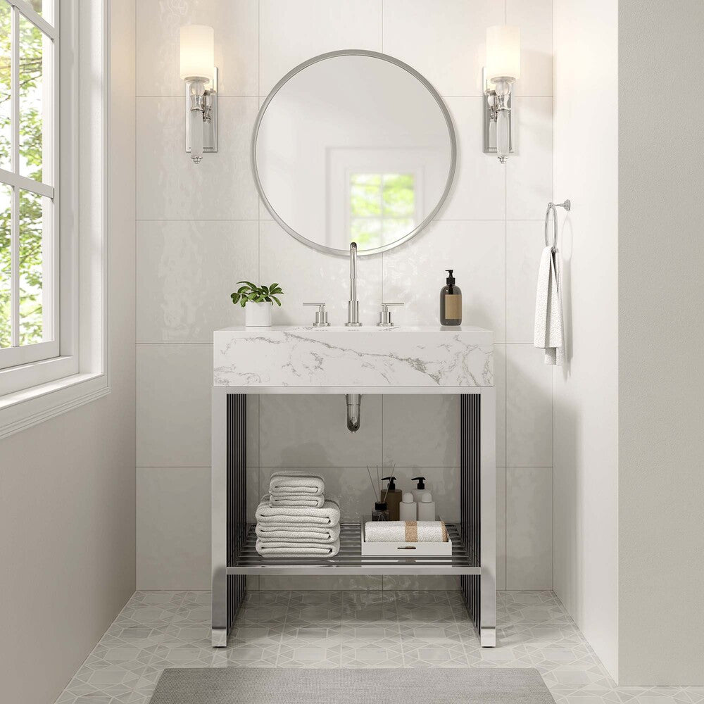 EEI-6105 Gridiron 30" Bathroom Vanity by Modway
