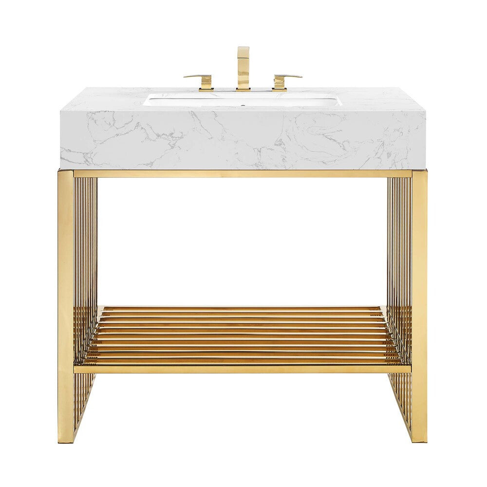 EEI-6107 Gridiron 36" Bathroom Vanity by Modway