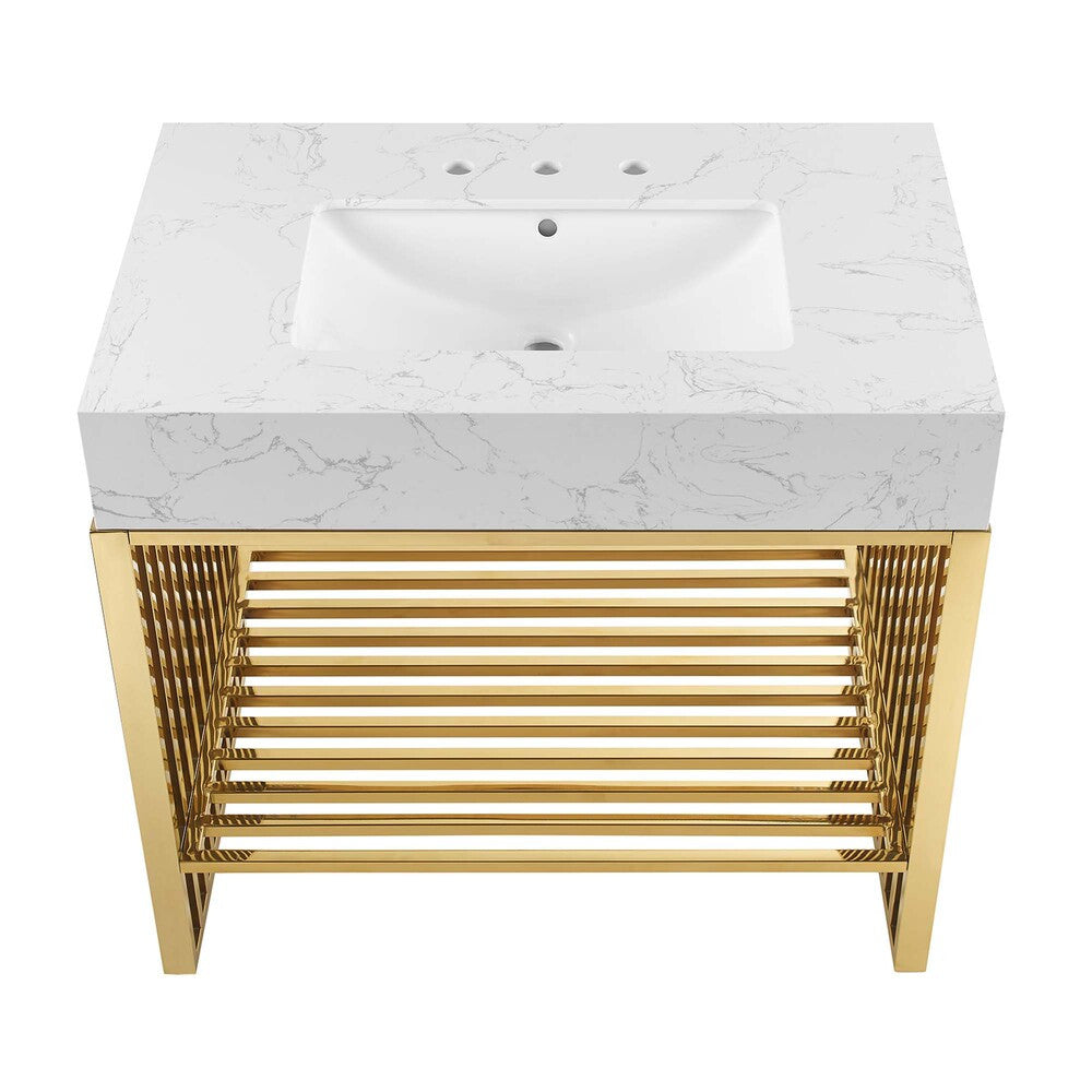 EEI-6107 Gridiron 36" Bathroom Vanity by Modway