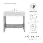 EEI-6107 Gridiron 36" Bathroom Vanity by Modway