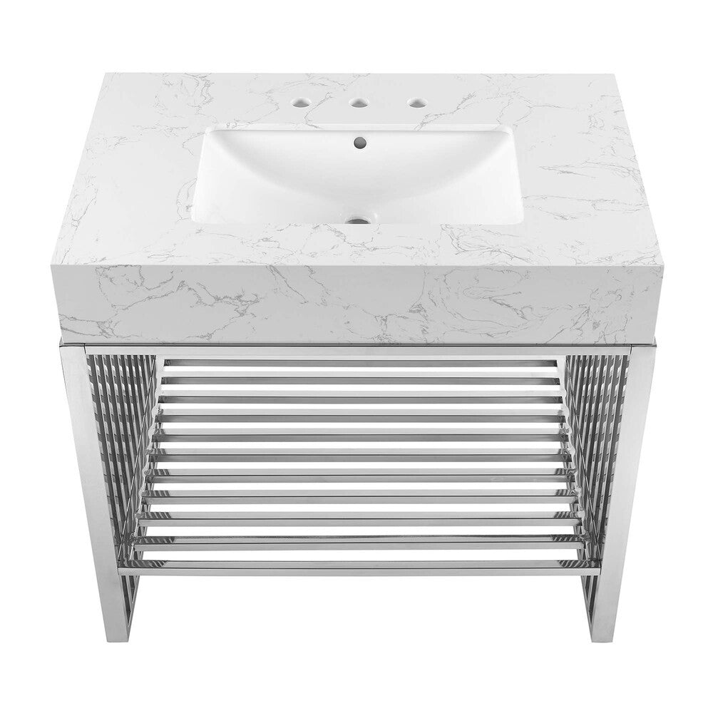 EEI-6107 Gridiron 36" Bathroom Vanity by Modway