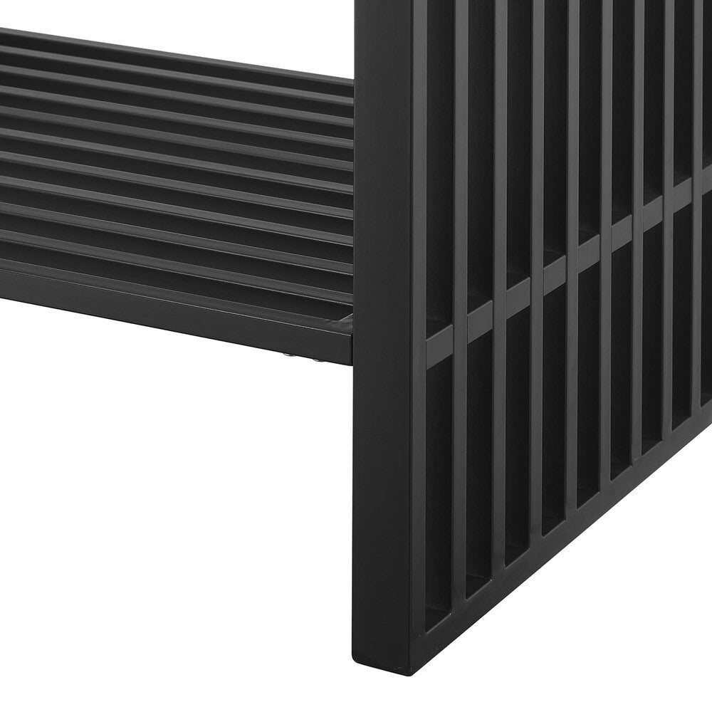 EEI-6108-WHI-BLK Gridiron 36" Bathroom Vanity by Modway
