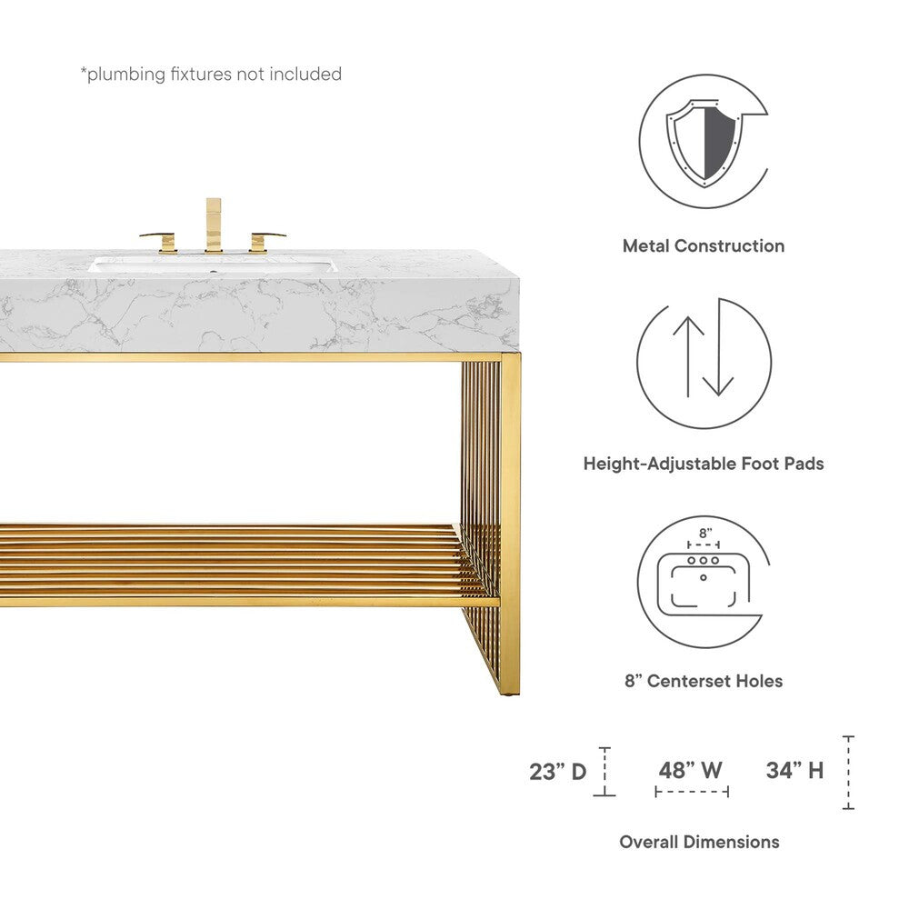 EEI-6109 Gridiron 48" Bathroom Vanity by Modway