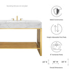 EEI-6109 Gridiron 48" Bathroom Vanity by Modway