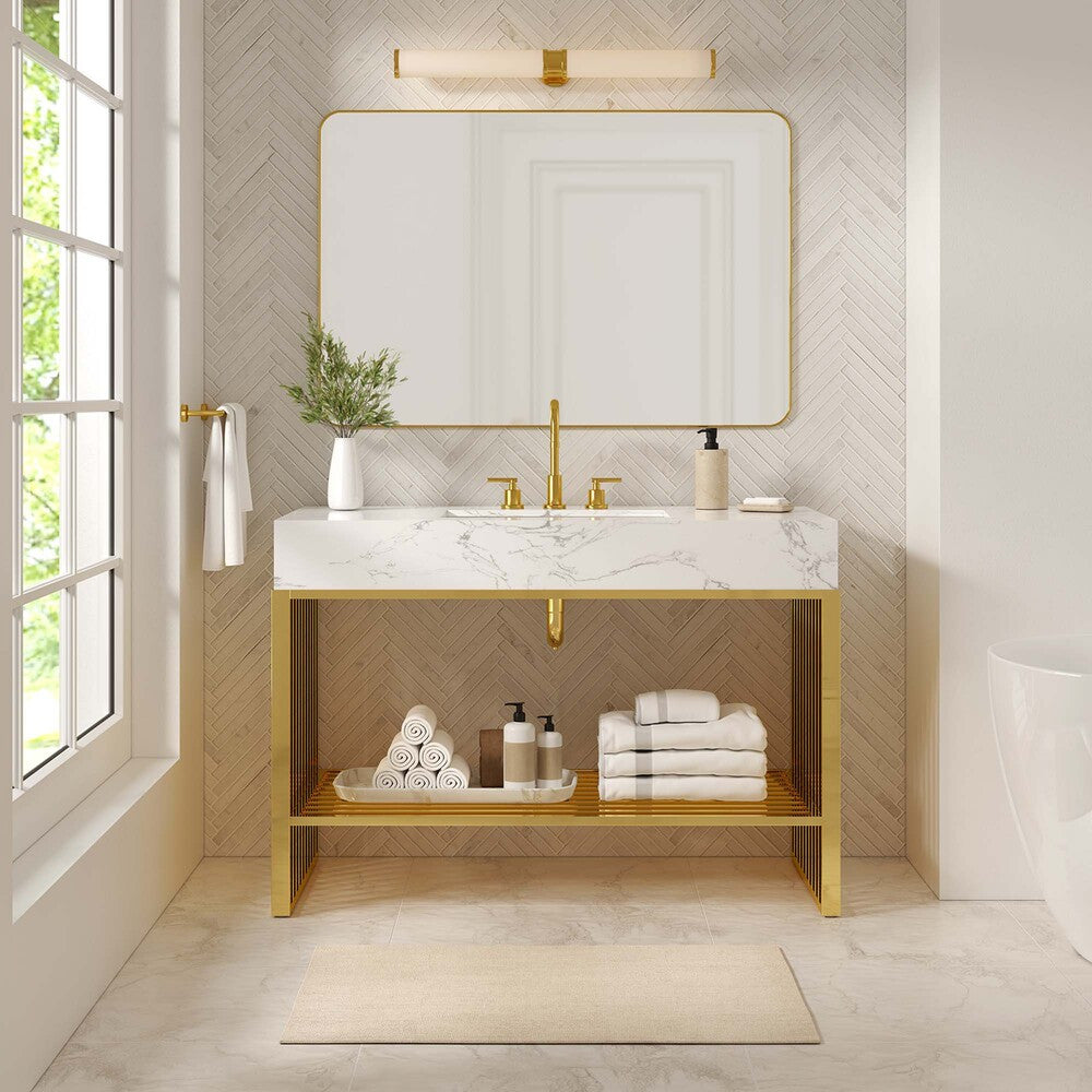 EEI-6109 Gridiron 48" Bathroom Vanity by Modway