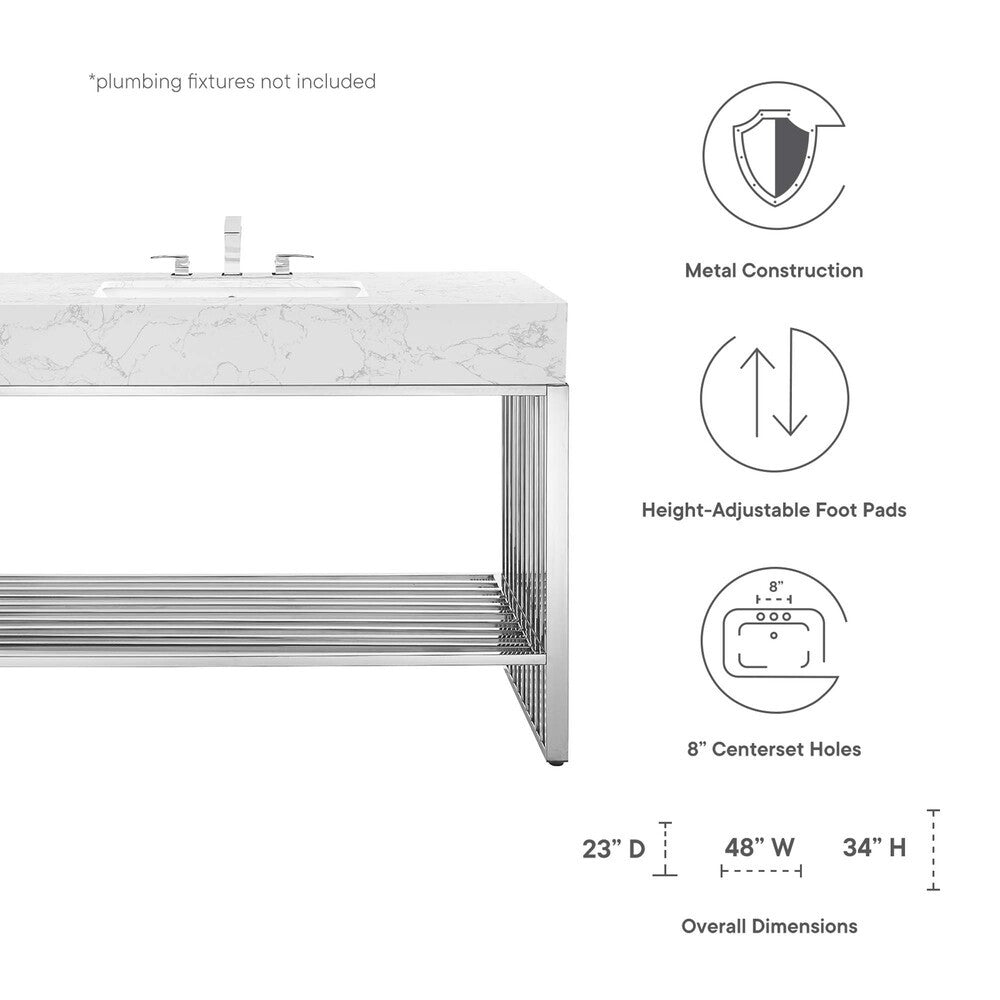 EEI-6109 Gridiron 48" Bathroom Vanity by Modway