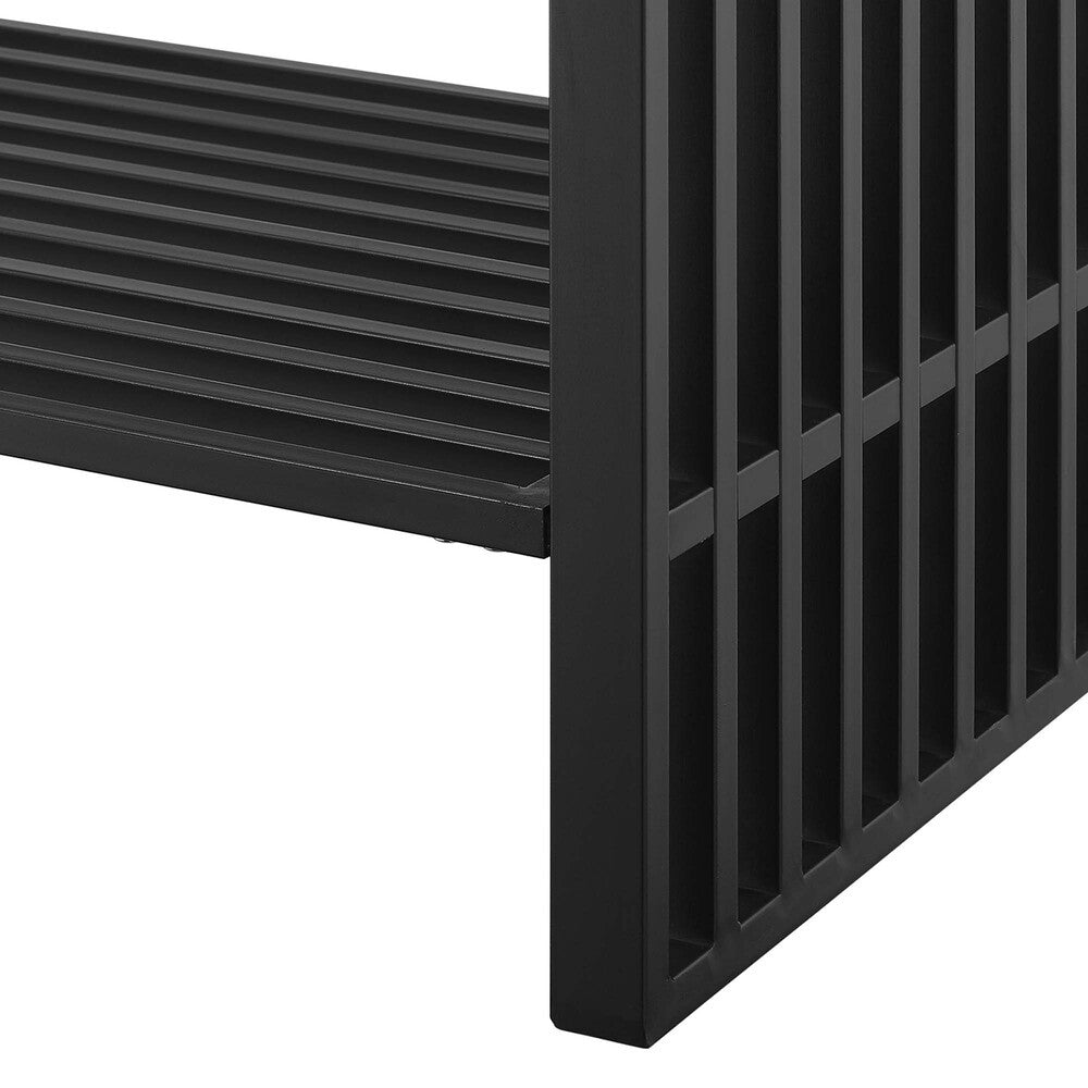 EEI-6110-WHI-BLK Gridiron 48" Bathroom Vanity by Modway