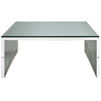 EEI-284-SLV Gridiron Coffee Table by Modway