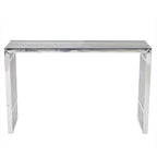 EEI-779-SLV Gridiron Console Table by Modway