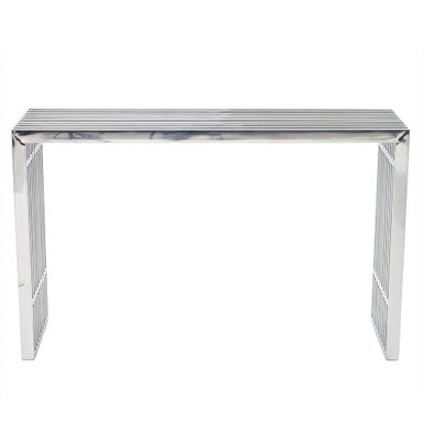 Modway EEI-779-SLV Gridiron Console Table Silver