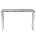 Modway EEI-779-SLV Gridiron Console Table Silver