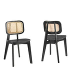 EEI-6077 Habitat Wood Dining Side Chair Set of 2 by Modway
