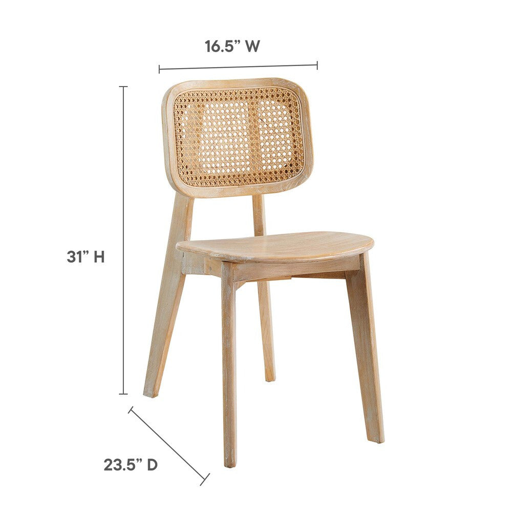 EEI-6077 Habitat Wood Dining Side Chair Set of 2 by Modway