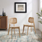 EEI-6077 Habitat Wood Dining Side Chair Set of 2 by Modway