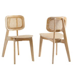 EEI-6077 Habitat Wood Dining Side Chair Set of 2 by Modway