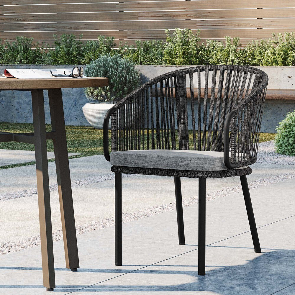 EEI-5033-CHA-GRY Harbor Outdoor Patio Armchair by Modway