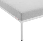 EEI-4960-GRY-GRY Harmony Sunbrella&reg; Outdoor Patio Aluminum Armless Chair by Modway