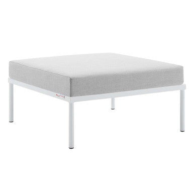 Modway EEI-4969-GRY Harmony Sunbrella&reg; Outdoor Patio Aluminum Ottoman Gray
