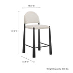 Modway Hayley Upholstered Fabric Counter Stool by Modway-EEI-7221