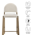 Modway Hayley Upholstered Fabric Counter Stool by Modway-EEI-7221