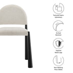 Modway Hayley Upholstered Fabric Dining Side Chair by Modway-EEI-7220