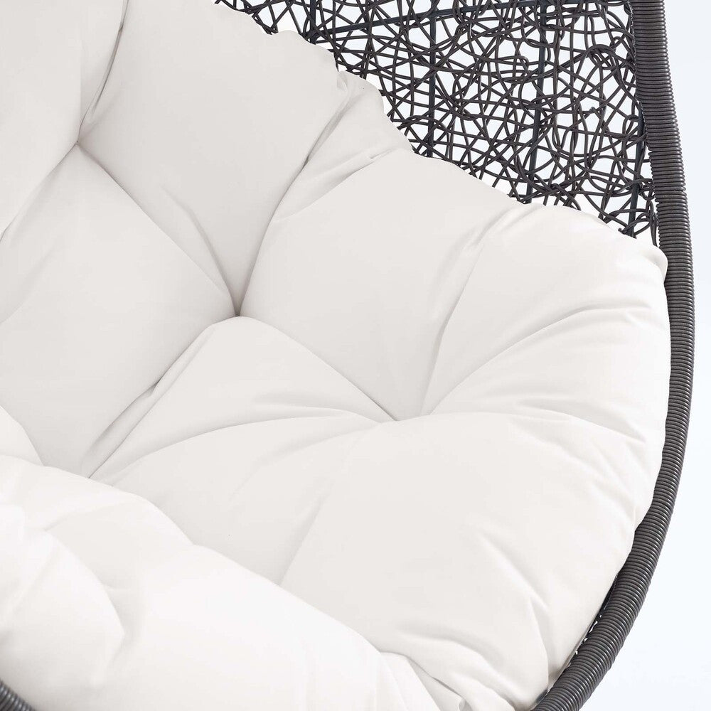 EEI-3929 Hide Outdoor Patio Sunbrella&reg; Swing Chair With Stand by Modway